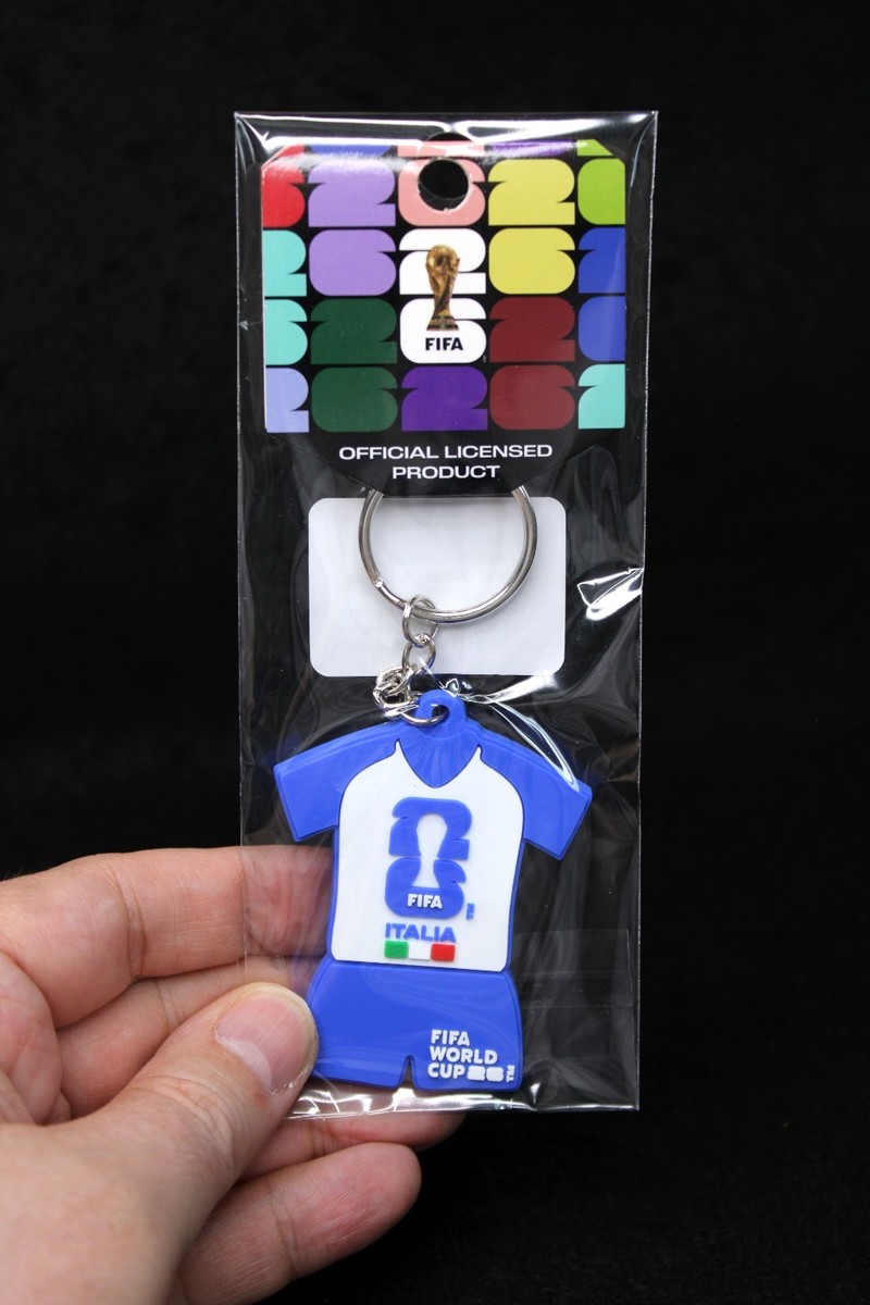 2026 FIFA World Cup Italy Kit Collectible Rubber Keychain Keyring