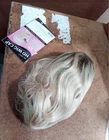 Ombre Blonde Short Human Hair 13X4 Lace Front Wig for Women Daily Use