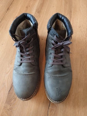 Rieker - Winterschuhe - Gr. 45, grau, toller Schuh, mit Reißverschluss - Bild 1 von 4