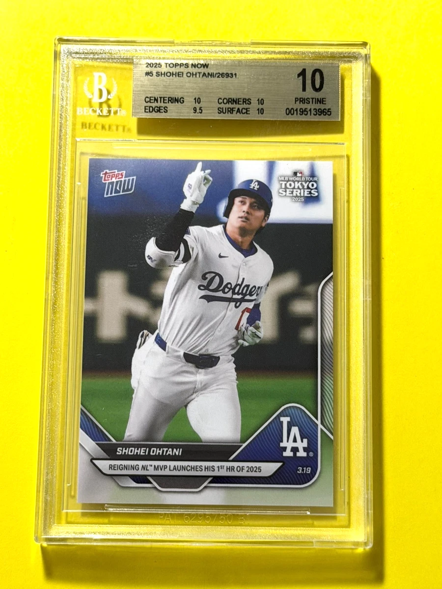 大谷翔平 2025 MLB Topps Now #5 PSA10 OHTANI Amazon.com: 2025 MLB Topps Now SHOHEI OHTANI Card #5 MVP 1st HR of