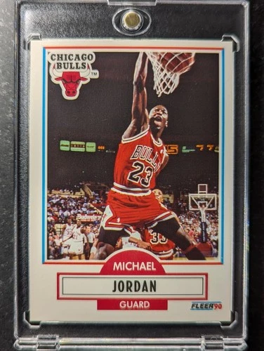1990 FLEER #26 MICHAEL JORDAN 🔥 MINT SHARP 🔥 HOF