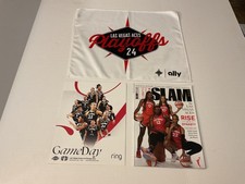 2023 W Slam Magazine Las Vegas Aces/Game Day Poster/2024 Playoffs Rally Towel