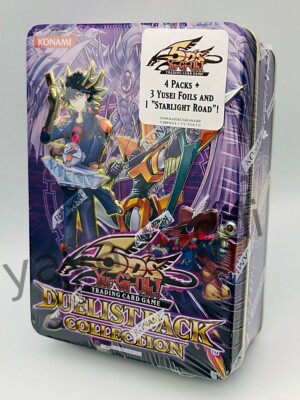 2010 YuGiOh 5D's Duelist Pack Collection Tin with Starlight Road