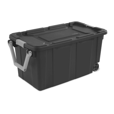 Extra Large Storage Bin, 40 Gallon Wheeled Plastic Storage