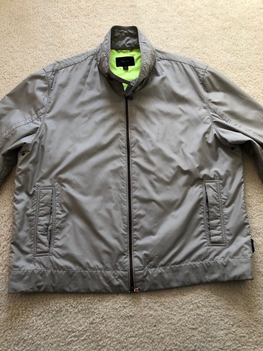 #73 FACONNABLE Reversible Bomber Jacket Size XL