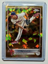 2022 Topps Chrome Update Sapphire James Norwood #US193 Gold  /50