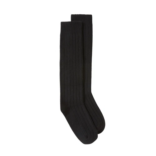 Maison Andes Mens Black Extra Soft Cashmere Socks