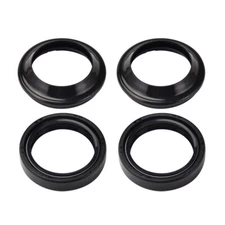 Front Fork Oil Dust Seals Set For Kawasaki EN500 EX650R KL650E Z750 Ninja ZX6R