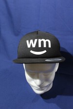 Yupoong Classics Snapback Hat - Black with WM on front