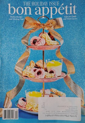 Bon Appetit Magazine Holiday Issue Food Cooking Festive Recipes 2022 December 
