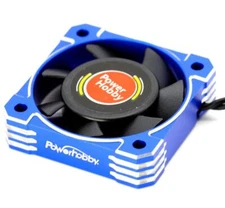 Powerhobby 40x40x10mm Tornado High Speed Aluminum RC Cooling Fan 40mm Blue