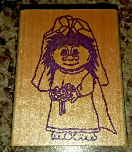 Hochzeit Troll Puppe selbststempelnd