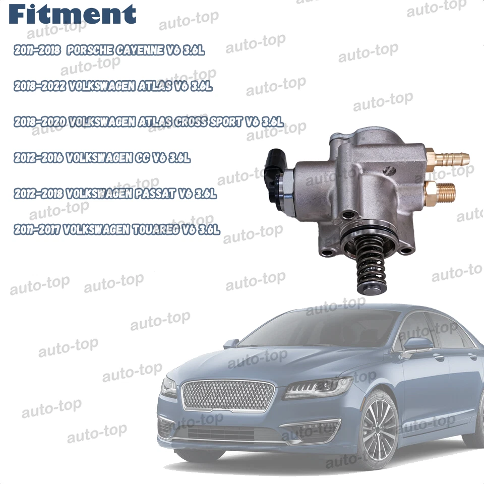 Топливный насос высокого давления для 11-18 Porsche Cayenne Volkswagen Touareg Passat 3,6 л - Изображение 2 из 4