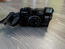 Minolta Hi-matic AF2-M Point Shoot Film Camera From JAPAN Untested
