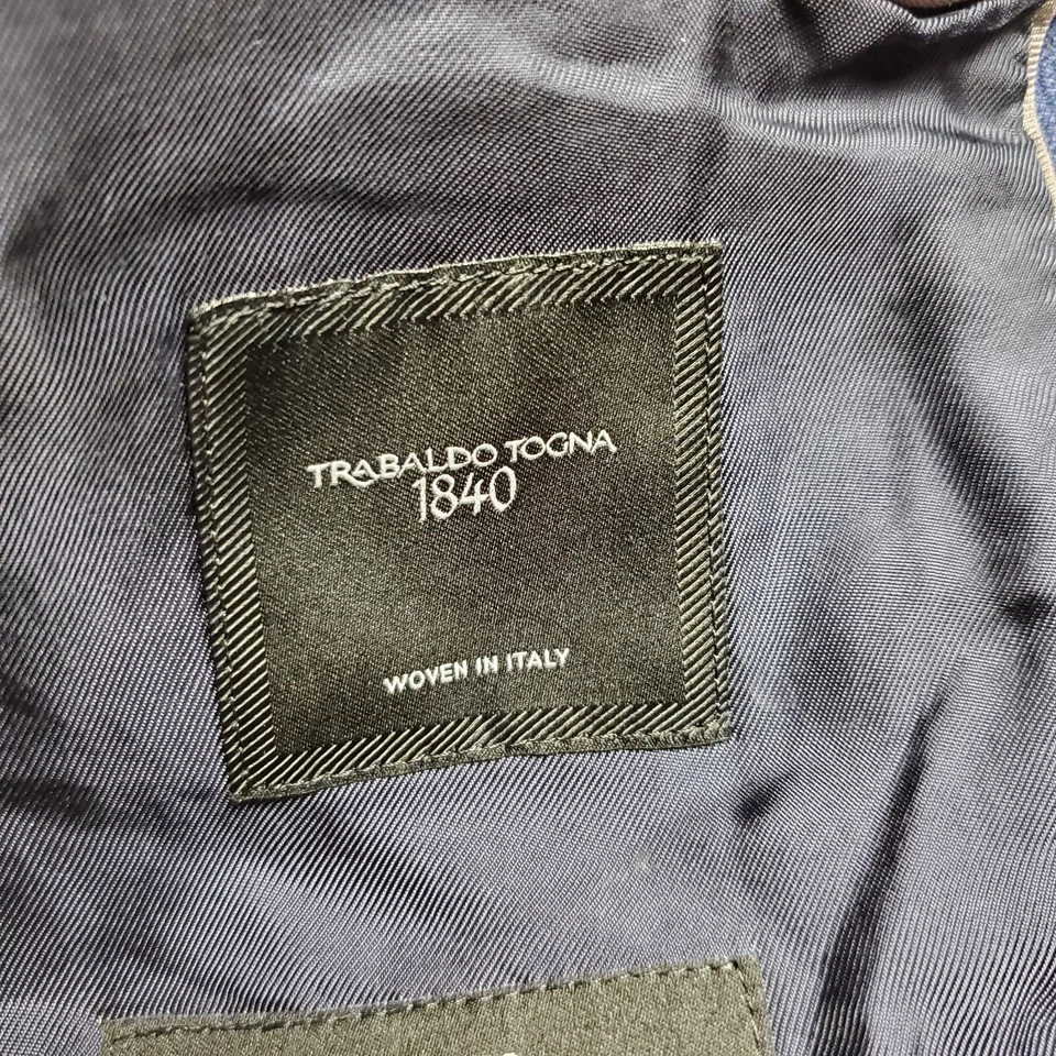 Traje Hugo Boss Trabaldo Togna 1840 Super 120 100% Lana Hombre Azul Talla 48C Foto 4 de 4