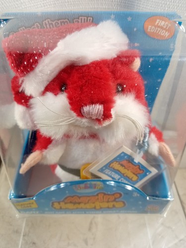 Webkinz Mazin Hamsters NICK First Ed Mini Plush Feature Code Red Santa GanzWE821 - Picture 2 of 9