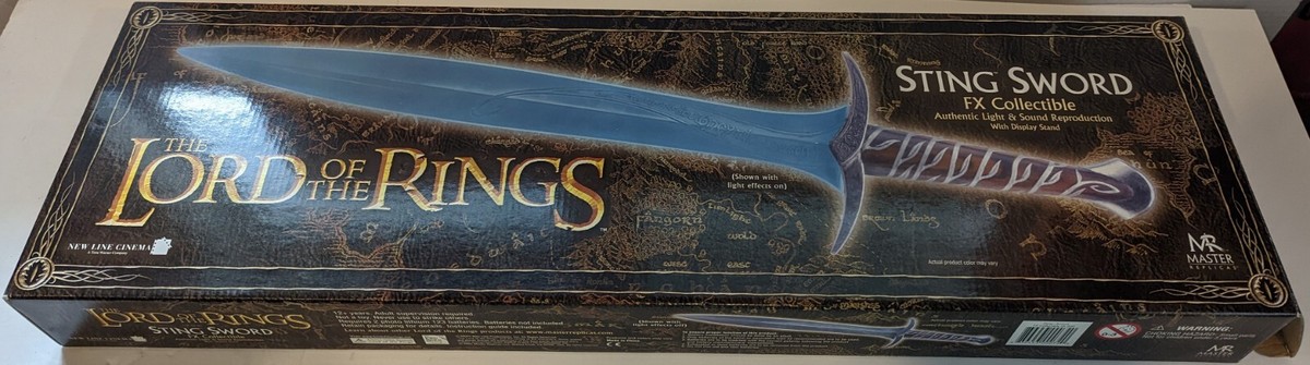 ロードオブザSTING MASTER REPLICAS STING SWORD FX GLOW LIGHT SOUNDS HOBBIT LORD OF