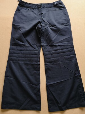Trousers fabric pants women's black M 38 by Lerros