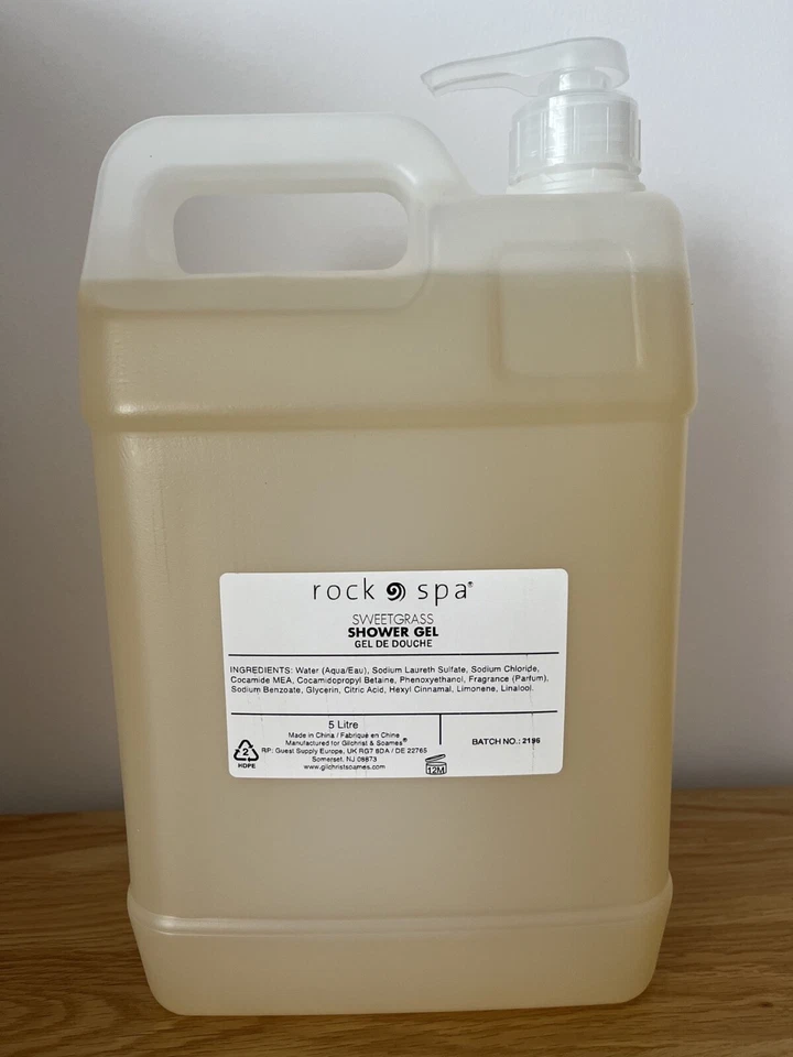 GILCHRIST & SOAMES Hard Rock Rock Spa SWEETGRASS Shower Gel Refill - 5 Litre
