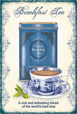 Top-Schilder, versch. Größen, Classic Breakfast tea, TEE, Frühstück, neu & ovp