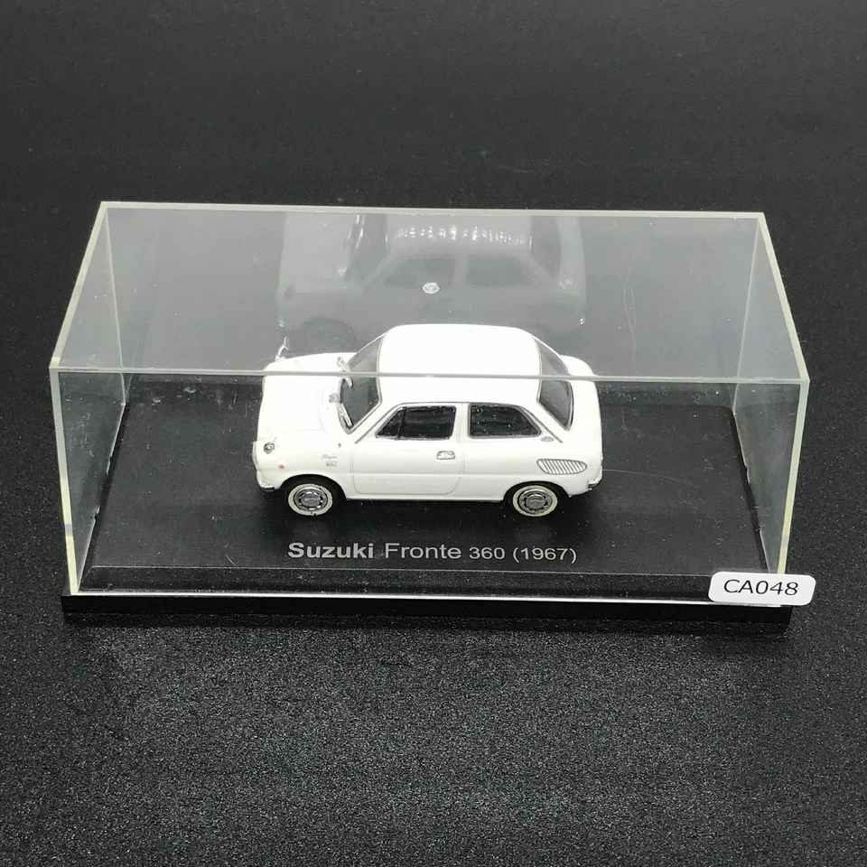 Mini Coche Suzuki Fronte 360 1967 Blanco Escala 1/43 Caja Pantalla Diecast Vol 48 Foto 3 de 4