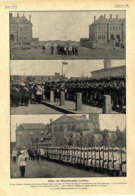 Boxeraufstand Kriegsgebiet China Graf Waldersee General Stößel Tientsin von 1900