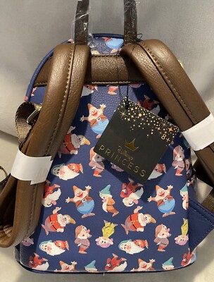 Loungefly Disney Snow White Mini Backpack Seven Dwarfs  display picture 2