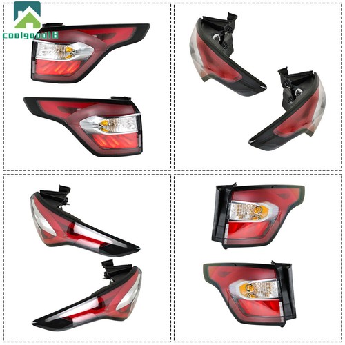 Pair Tail Lights For 2017-2019 Ford Escape Kuga Outer Lamps L+R Halogen Red Rear - Bild 11 von 12