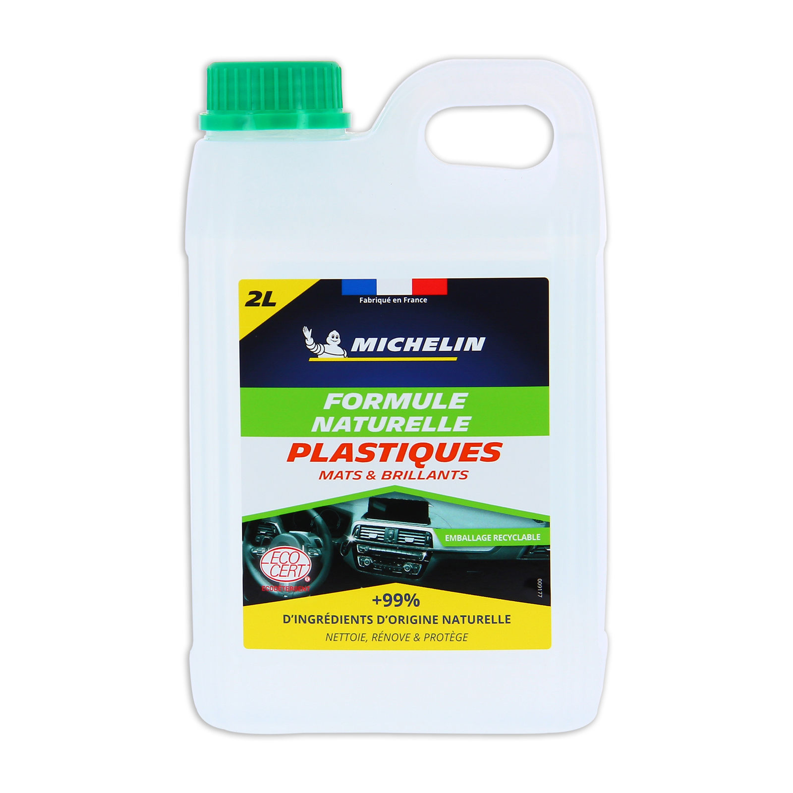 Nettoyant plastique MICHELIN formule naturelle pour sublimer votre voiture en famille