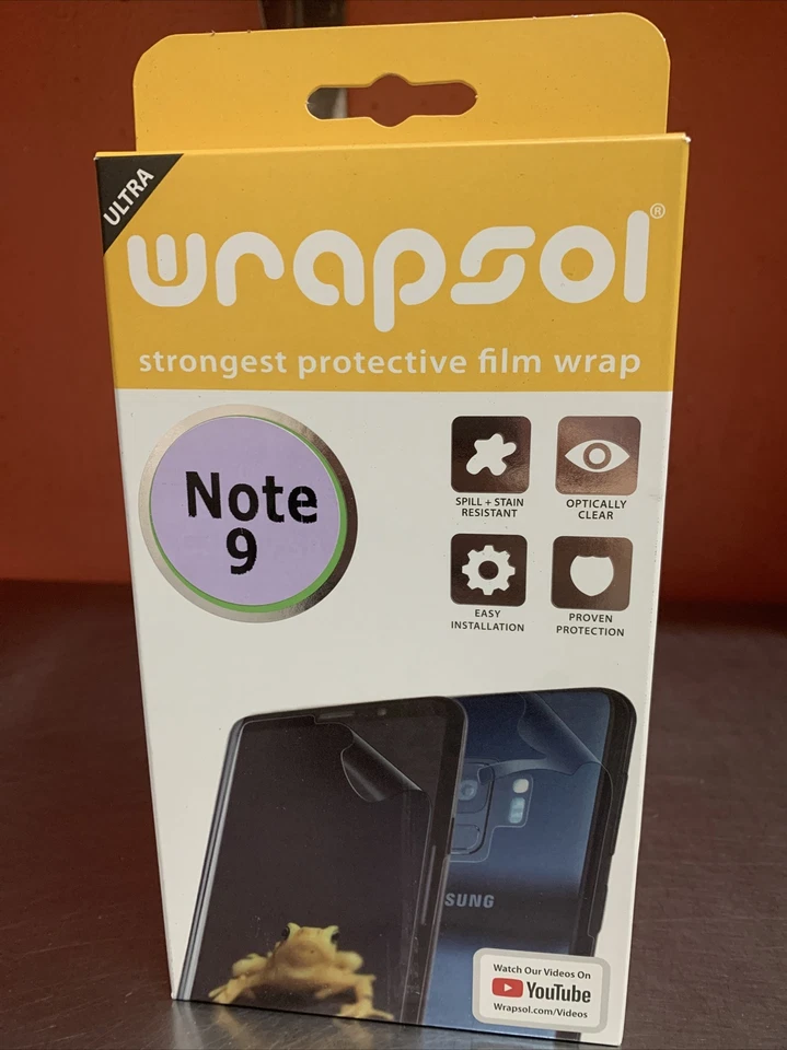 Película protetora Wrapsol mais forte para Samsung Note 9/fácil instalação/ - Imagem 2 de 4