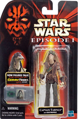 CAPTAIN TARPALS STAR WARS EPISODE I THE PHANTOM MENACE COLLECTION 1999 HASBRO
