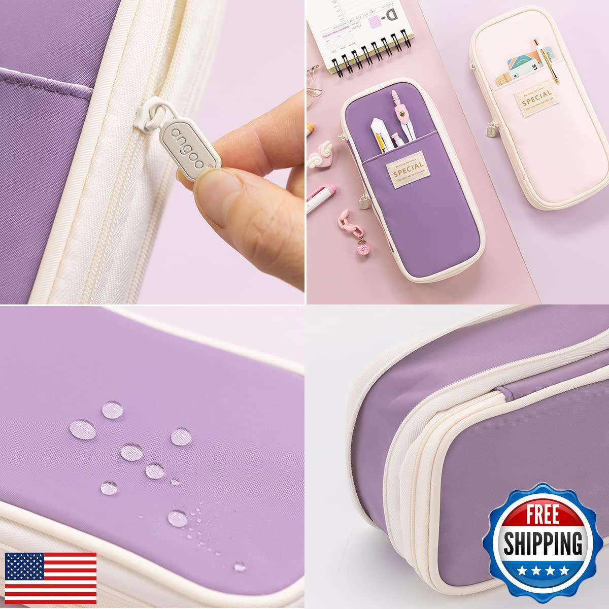 EHOPE Big Capacity Pencil Pen Case Office Large Storage High Capacity Bag Pou