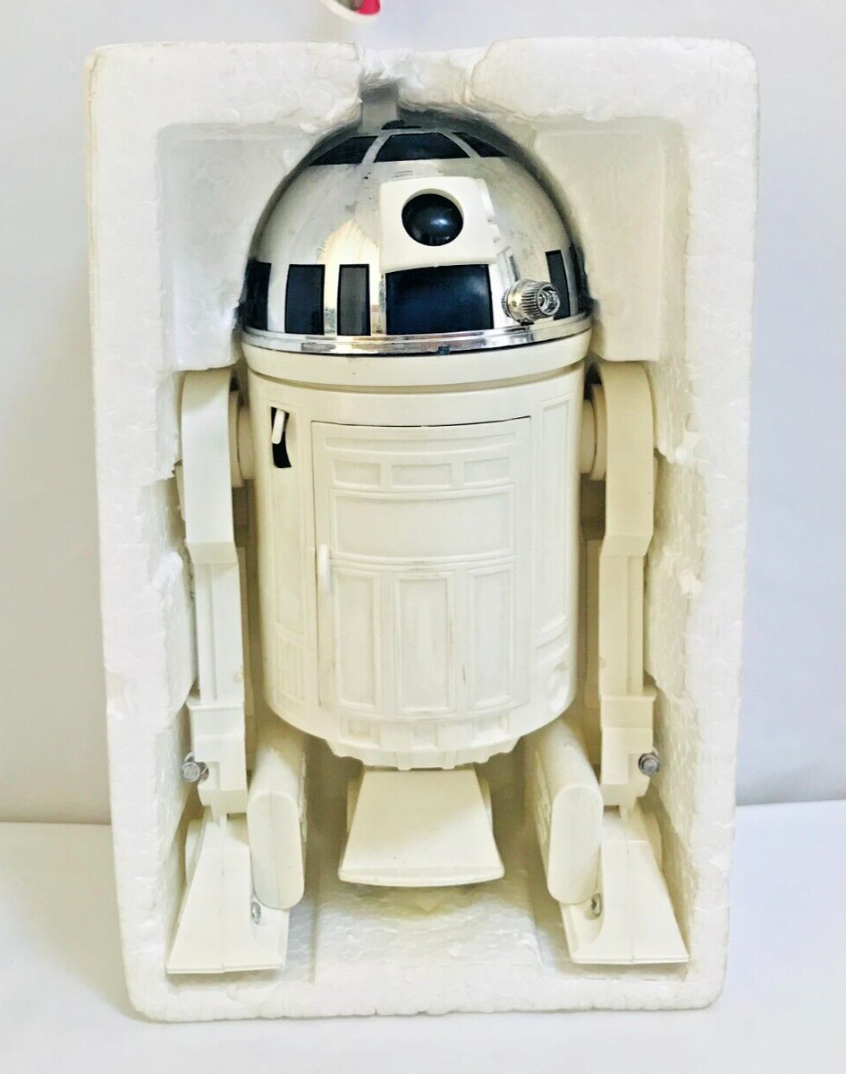 Vintage Takara Robot Walk R2-D2 Figure With Box Height 7.4 in