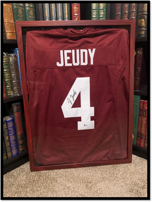 JERRY JEUDY SIGNED Alabama Crimson Tide Jersey New Beckett COA