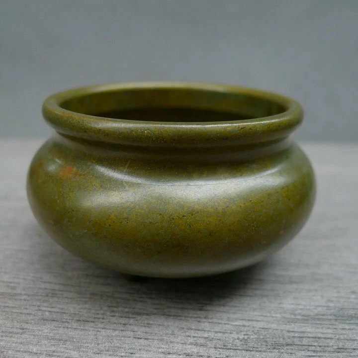 Quemador de incienso de cobre colección de tesoros trípode de cobre cenicero creatividad,  Foto 4 de 4