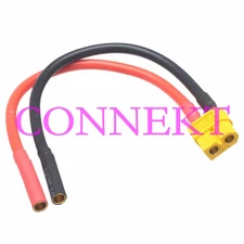 XT60 Female to 4mm Bullet Banana Female 12AWG 10CM cable for ISDT Charger