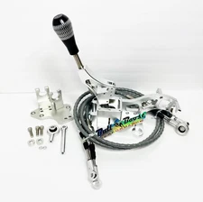 RSX Shifter Box Cables Shift Linkage H22 H23 H F Series Swap Prelude Civic F20 