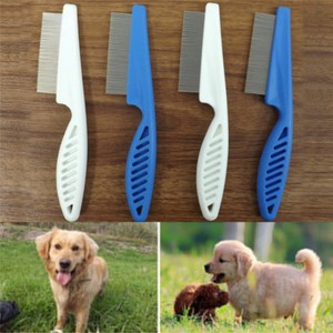 Détails Sur Chat Chien Métal Nit Tête Cheveux Pet Poux Peigne Fine Puce Dents Fuir As Fe