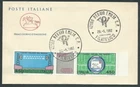 1982 ITALY FDC HORSE ITALIAN WORK IN THE WORLD NO ARRIVAL STAMP - CV1982