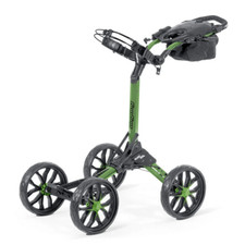 New Bag Boy quad Pro Push Cart w/Umbrella Holder Green/Black