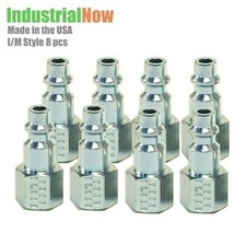8 pcs Heavy Duty Quick Coupler Air Hose Connector Fittings 1/4 NPT I / M Style