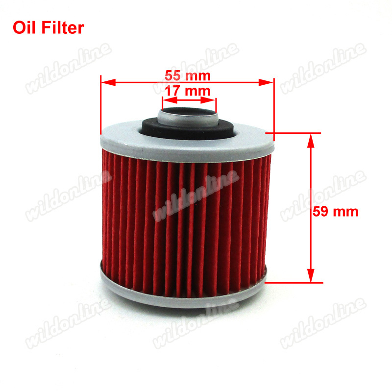 12x Oil Filters For Yamaha XT600E XVS125 SR400 XVS1100 XT400 XV750