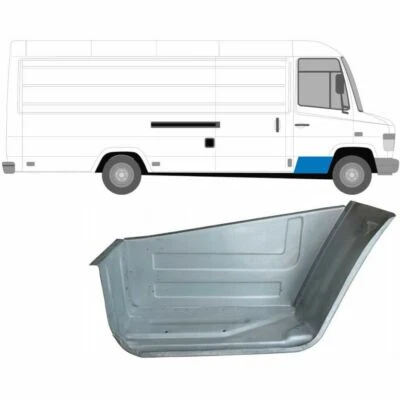 MERCEDES VARIO 1996- Tôle de Réparation de Porte Avant / Droite - Photo 1/2