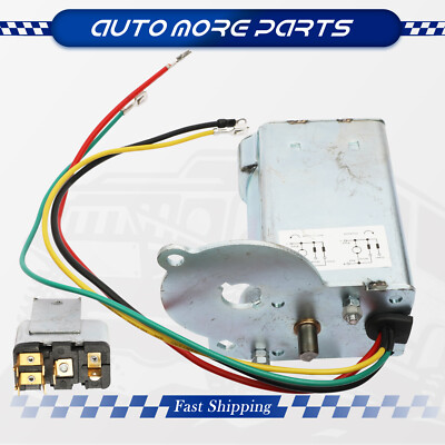 Convertible Top Electric Motor & Rela For Cadillac 1971-1976 Eldorado & Biarritz