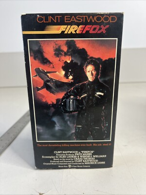 #ad Firefox VHS 1982 Beta Clint Eastwood Clamshell Rare Warner Home Video PG $7.99