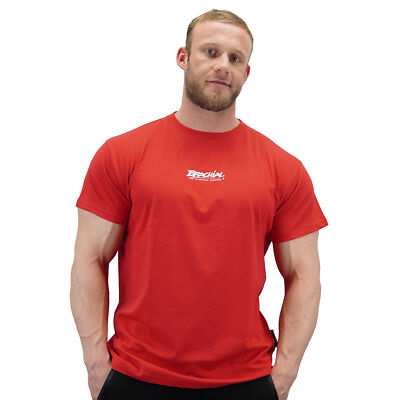 Brachial T-Shirt ''Middle'' rot/weiß