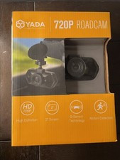 Yada Roadcam 720P Black Dash Camera - 120-Degree Wide Angle Lens, G-Sensor - NEW