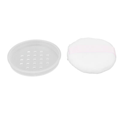 Make-up-Puderbehälter, nachfüllbar, leere Dose für losen Puder mit Puderquasten-