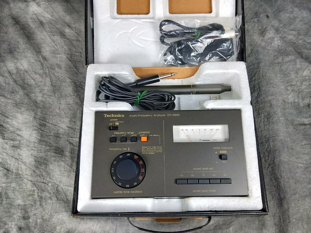 Technics SH-8000 Audio Frequency Analyzer Test Sound Technics SH-8000 Audio Frequency Analyzer Test Sound