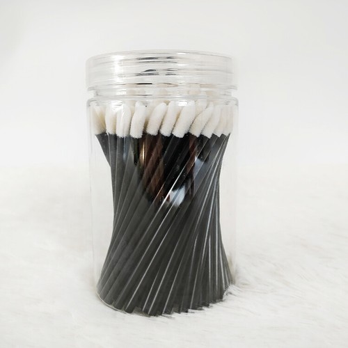 50pcs/ Pack Disposable Lip Brushes Cotton Wands Lipstick Gloss Makeup Tool - Picture 5 of 8